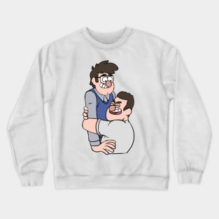 Stan and Ford hug Crewneck Sweatshirt